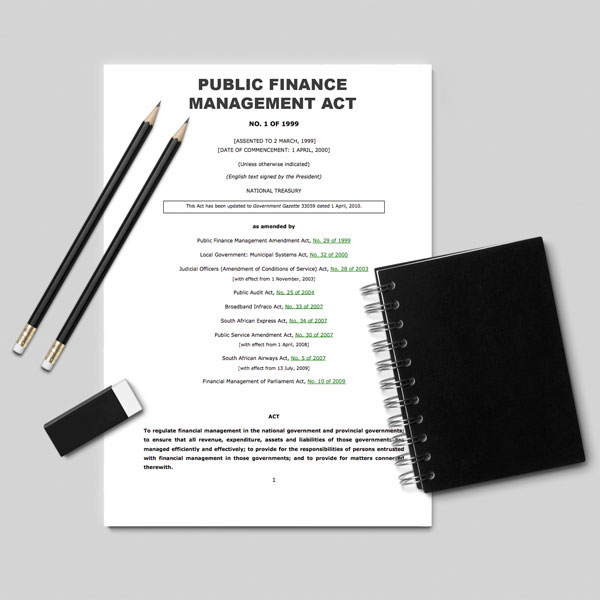 The Public Finance Management Act, Act 1 of 1999