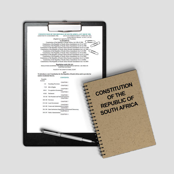 The Constitution of the Republic of SA (Act 108 of 1996)