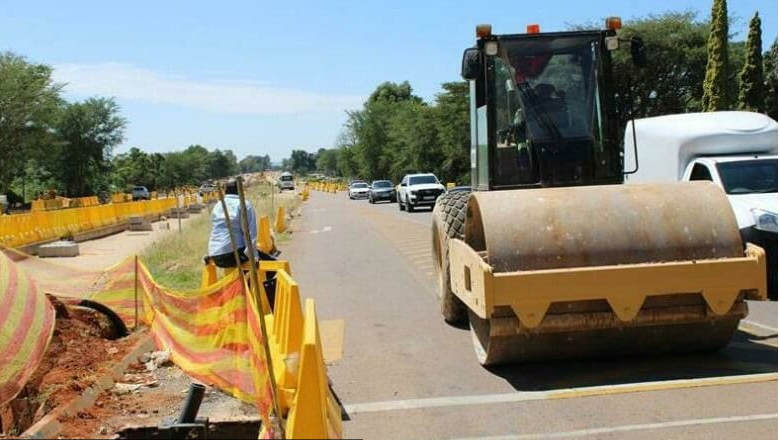 Construction on Lynnwood Road. 