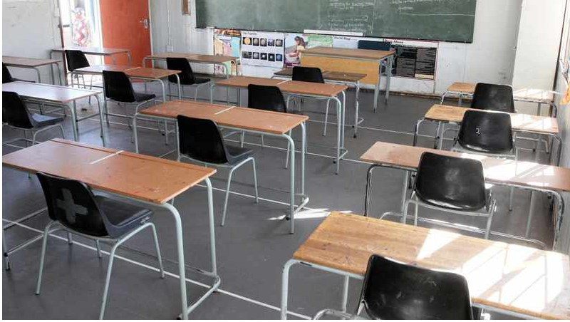 A grade 7 classroom. The Gauteng government has set aside R6 billion for the construction of new schools.