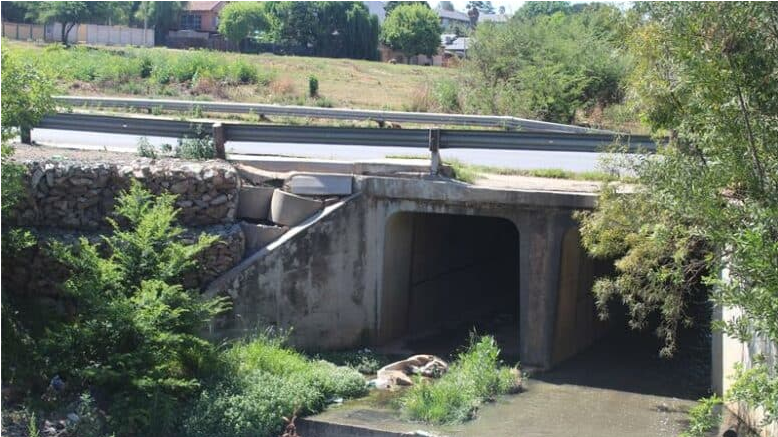 Progress Road bridge in Groblers Park. 