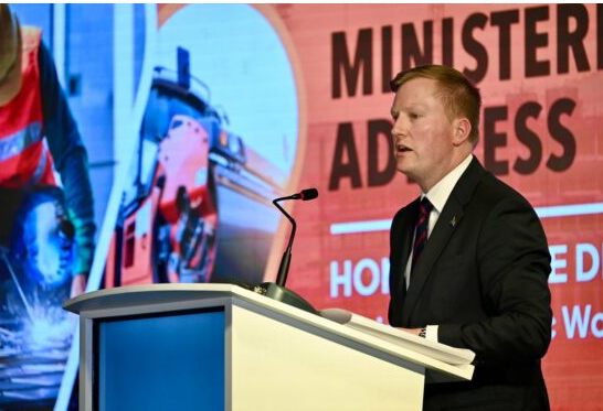  Minister of Public Works Dean Macpherson says the recovery of the construction industry is ‘no coincidence’ but a ‘direct result’ of action and determination