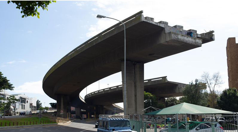 The Foreshore Freeway Bridge, also known as Cape Town