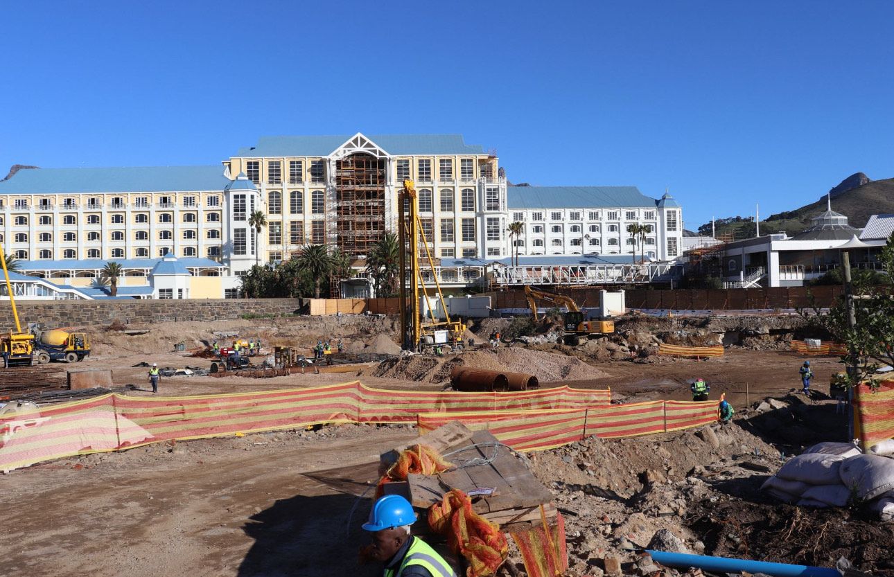 Table Bay Hotel Construction Progress June 2025