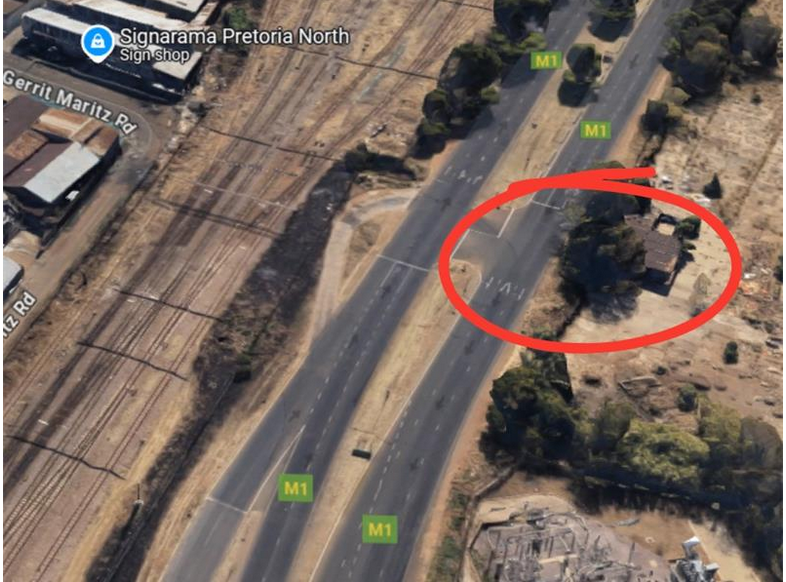 Property near M1 hindering the planned development of Rainbow Junction.