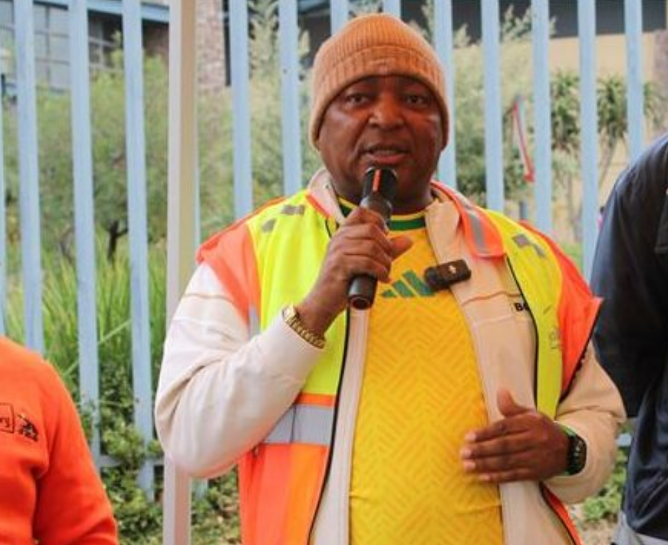 MMC for Transport Kenny Kunene during Operation Restore launch in Midrand. 