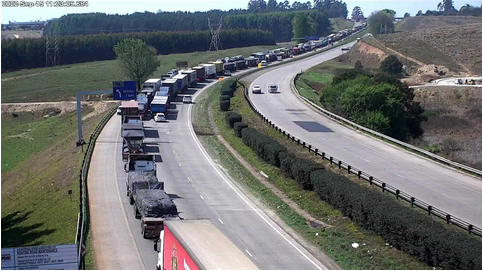 A file image of traffic on the N3.