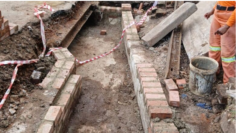 Sinkhole repairs conducted in February on Oxford Road and Cotswold Drive in Saxonwold. 