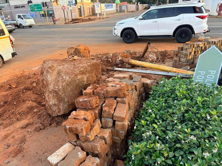 Residents and motorists are frustrated by the incomplete work of repairs. 