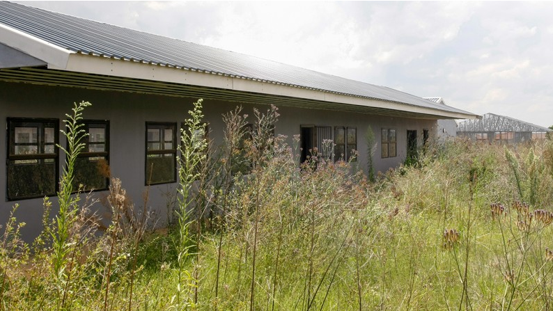 The incompleted Birch Acres Primary school.