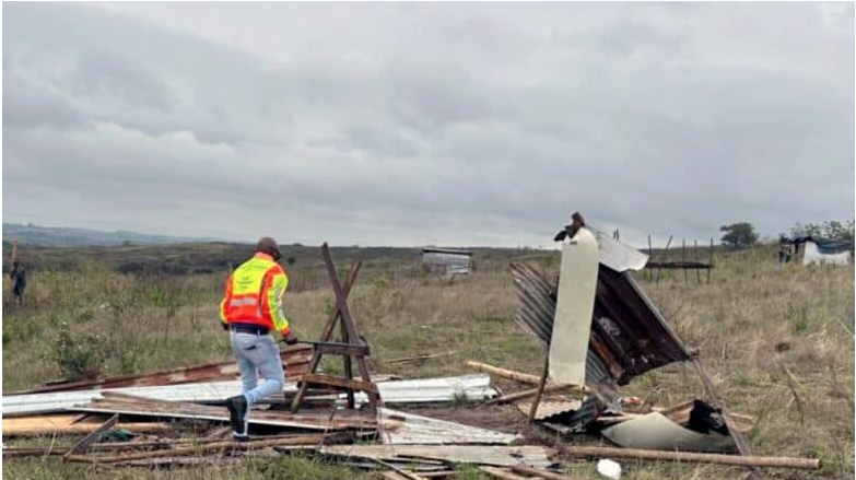  The KwaDukuza municipality ordered the demolishing of shacks last month after the Durban High Court granted a court order. 