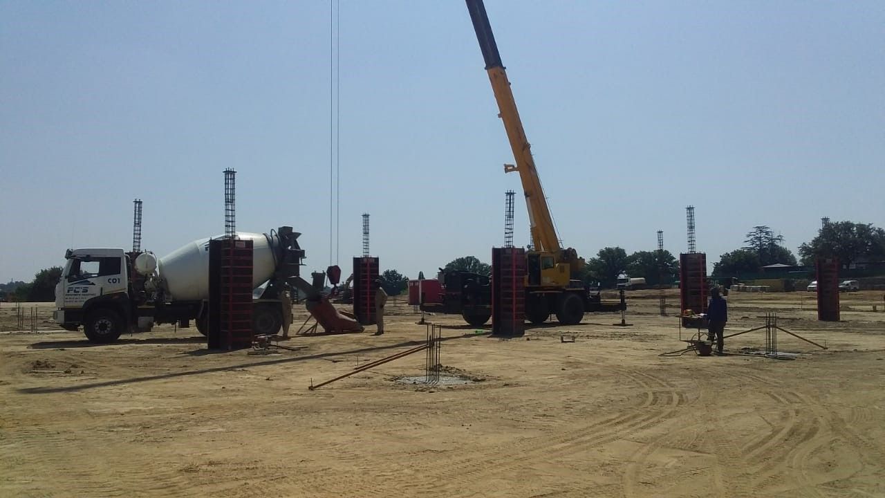 Merino Mall Construction Construction progress