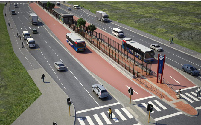 A rendition of what some of the stations may look like.