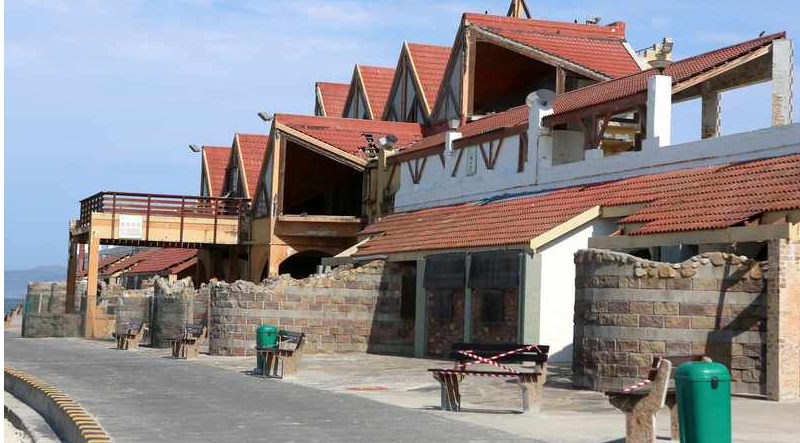 Strandfontein pavilion is currently in a state of disrepair. The City plans to upgrade it.