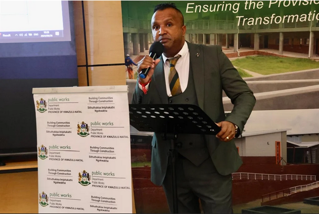 Provincial head of Public Works and Infrastructure, Dr Vish Govender.