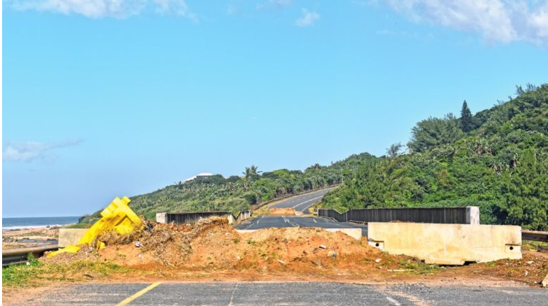 Fourteen months later and the M4 Tongaat River Bridge remains closed after being damaged in the 2022 floods.