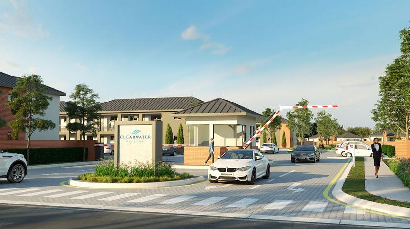 Clear Water Village Artist Impression - Entrance