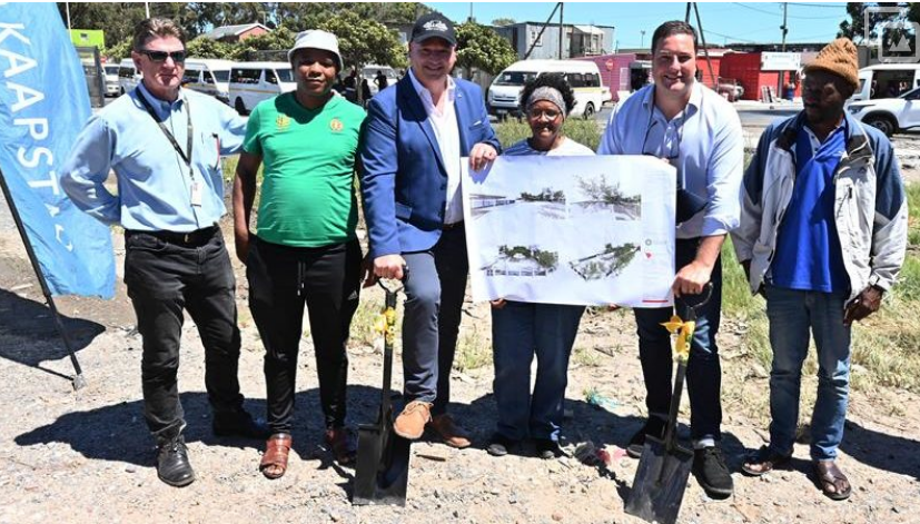 Groundbreaking ceremony for the Masiphumelele Gateway Market,