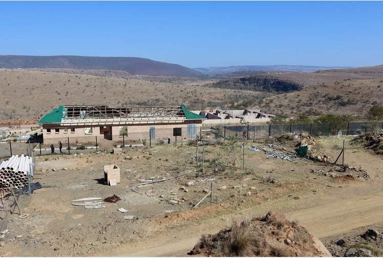 The Tsomo waste water treatment works which was vanadalised after construction came to a halt in 2022. 