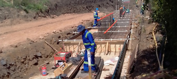 The upgrade of Old North Coast Road, in Durban North, Ward 110 is progressing well.