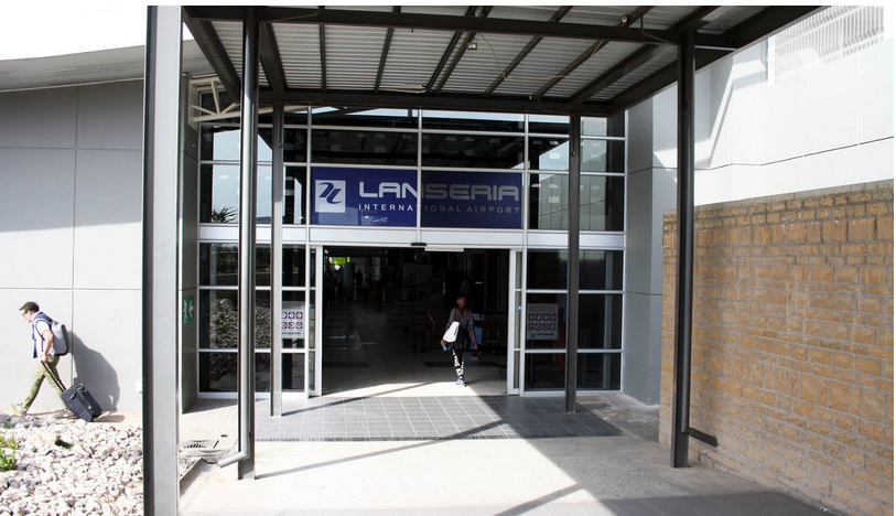 Lanseria Airport in Johannesburg.