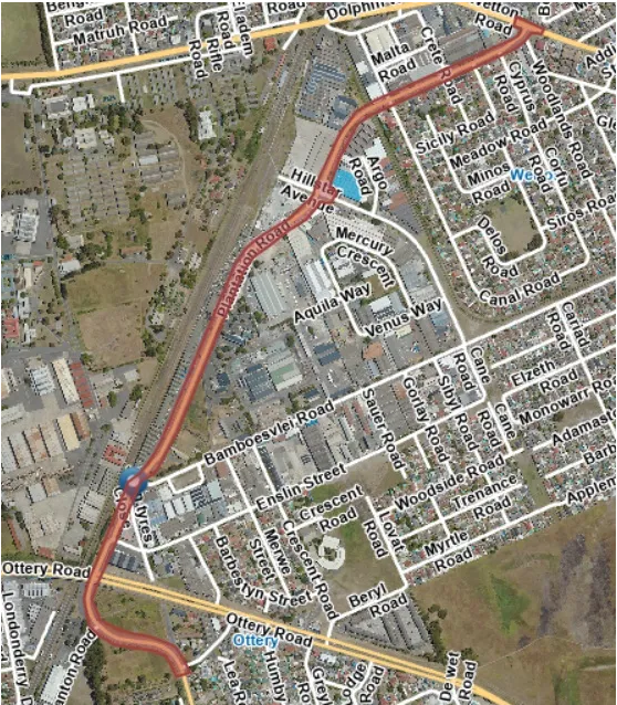 The City of Cape Town is currently doing roadworks along Plantation Road between Wetton Road and Ferness Road in Ottery. 