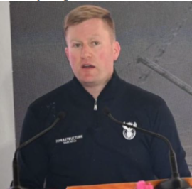 Public Works and Infrastructure Minister Dean Macpherson 