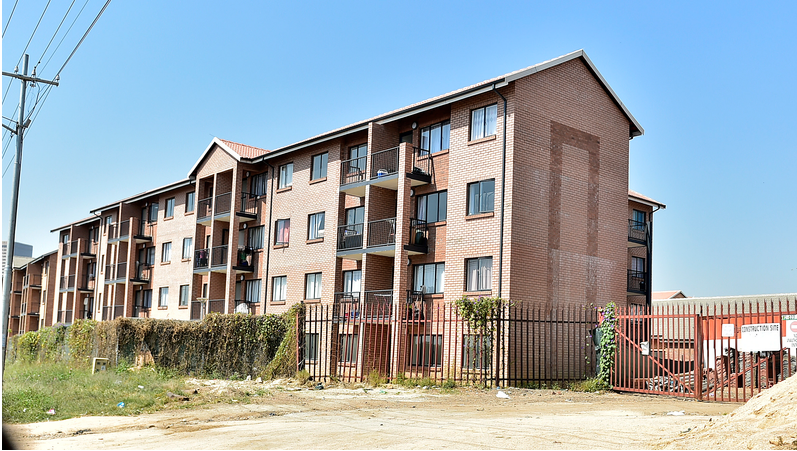 The new housing units in Marabastad