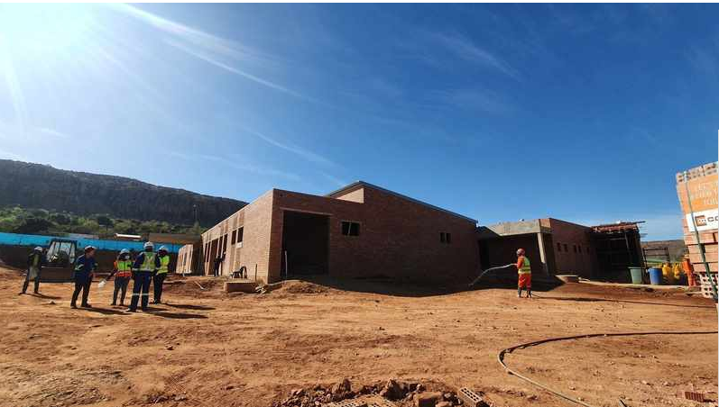 The construction of Lusaka Clinic in Mamelodi is nearing completion.