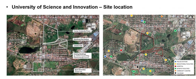 University of Science and Innovation - Site Location