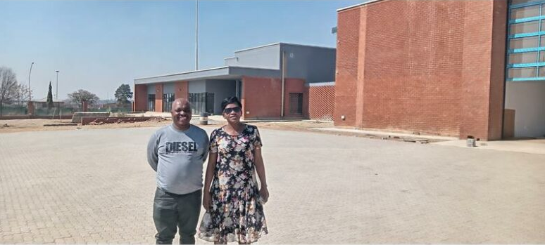  MMC for Community Safety, Clr Sizakele Masuku visited the project site on August 26. 