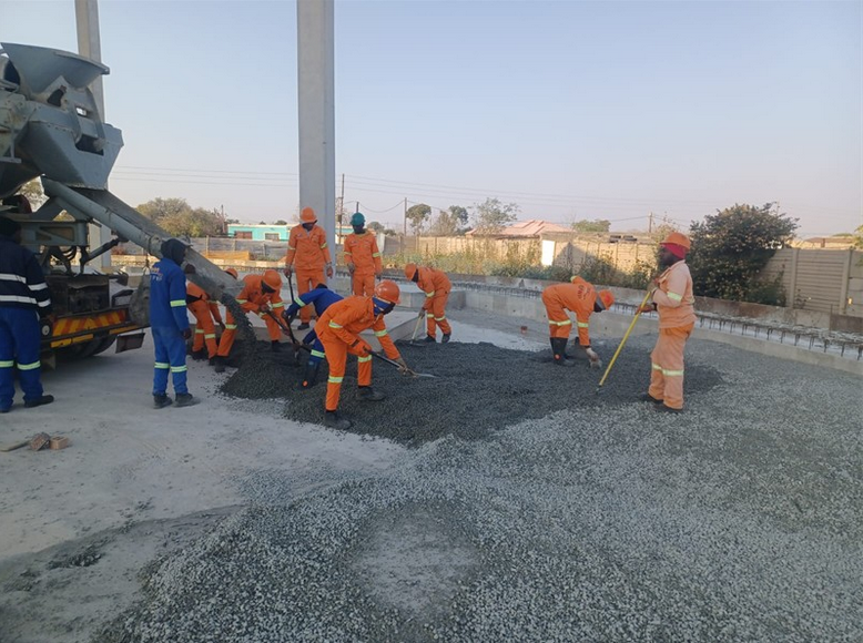 The construction of water and sewer reticulation services in Andeon Ext 37 will service the residents of Zama Zama and Malusi 2 informal settlements in Region 3.