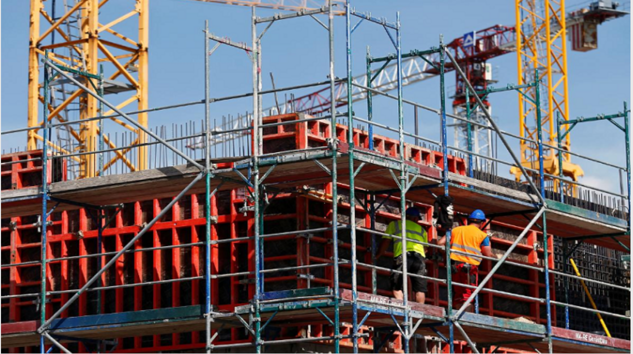      File image: Building construction taking place in South Africa.