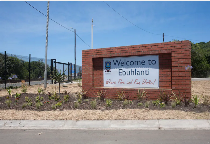 A view of the newly revamped Marina Glen recreation precinct along East London’s beachfront, popularly known as Ebuhlanti. 