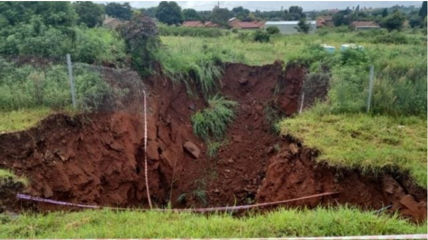 Massive N1 sinkhole 