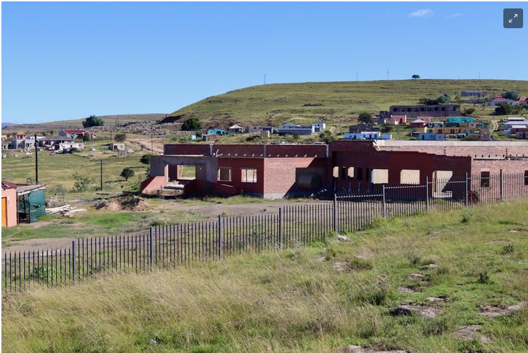 Construction of a multi-purpose centre in Tsomo started in January 2015. It is still unfinished.