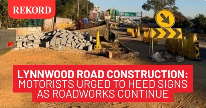 The construction site of BRT Line 2B on Lynnwood Road. 