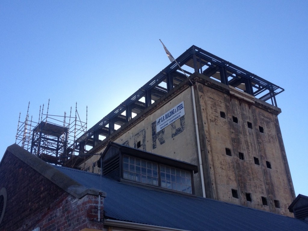 Old Biscuit Mill Taken on 9 August 2012. The panoramic space at the top is looking great.