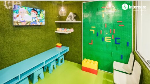 The Intercare Medical and Dental Centre also boasts a child-friendly area.
