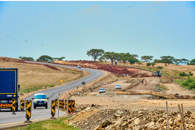 The realignment of N11 between Ladysmith and Newcastle linking the port of Durban via the N3 underway