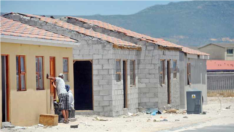 Some housing projects are yet to be completed amid a huge housing backlog.