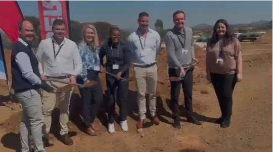 Sod-turning ceremony for The Yard