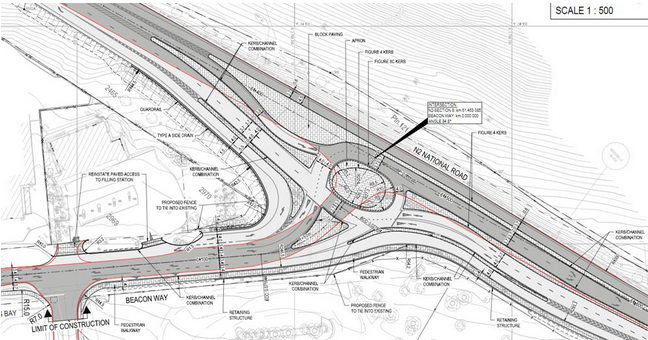 A diagram of what the new traffic ellipse will look like.
