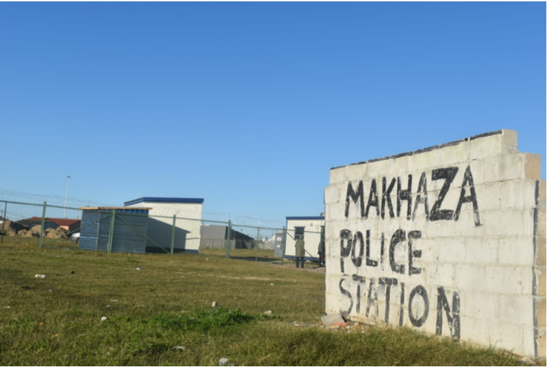 Residents are fighting over the construction of the new Makhaza police station.