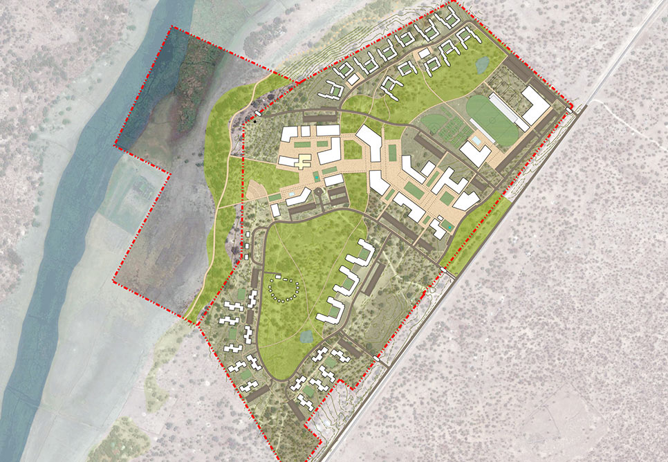 University of Botswana, New Maun Campus layout