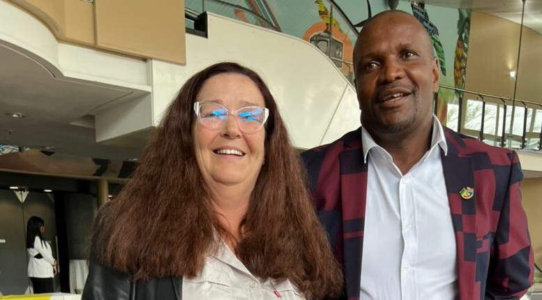  PR councillor Jen Black and the ward councillor Marco Mbambo. 