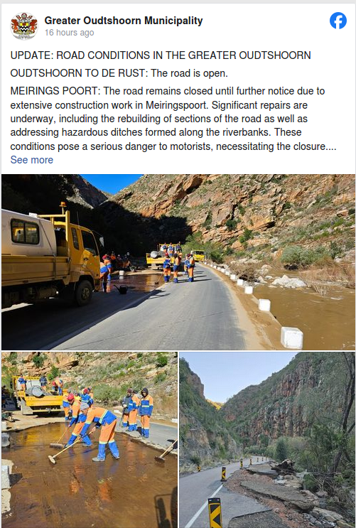More details on all roads to be affected: