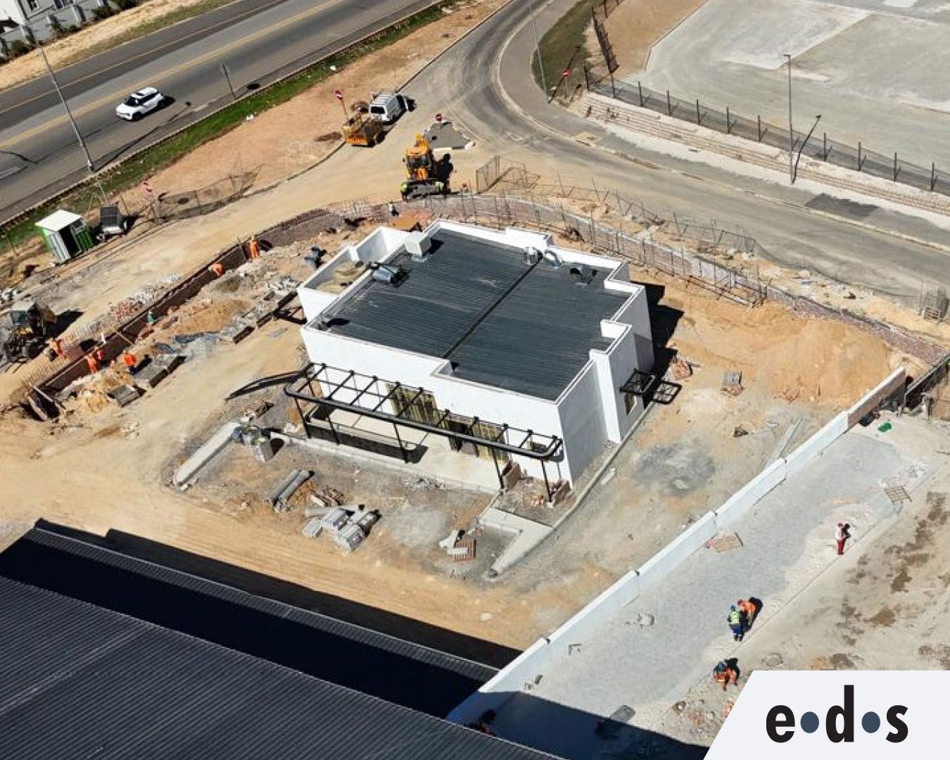 Construction nearing completion.