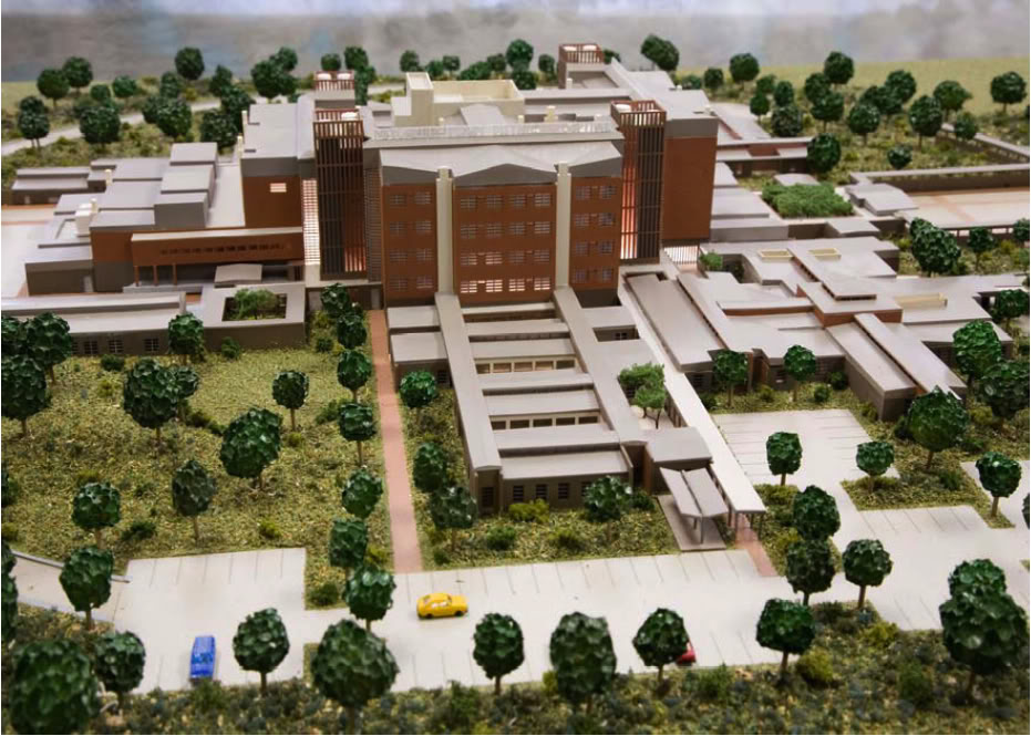 Artist's impression of the new hospital