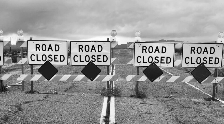  A road closure sign. Photo: Pexels 